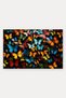 Colorful Butterfly Dance Pattern 482 Doormat, 40x60 cm, Non-Slip Sole, Decorative - 5