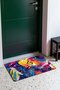 Navy Blue and Fuchsia Polka Dot "Pop" Abstract Patterned Doormat, 40x60 cm, with Non-Slip Sole, Decorative - 3