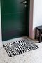 Navy Blue and Cream Zebra-Patterned Doormat, 40x60 cm, with Non-Slip Sole, Decorative - 3