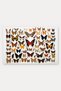 507 Orange and Black Butterfly-Patterned Doormat, 40x60 cm, with Non-Slip Sole, Decorative - 5