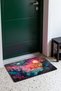 Fuchsia and Turquoise "Fantastic Forest" Patterned Doormat, 40x60 cm, with Non-Slip Sole, Decorative - 3