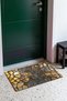 Bronze, Gold, and Metallic Stone Mosaic-Patterned Doormat, 40x60 cm, with Non-Slip Sole, Decorative - 3