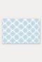 Ice Blue Door Mat with Fine Wave Knit Pattern, 40x60 cm, Non-Slip Sole, Decorative - 5