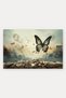 Blue Butterflies Patterned Doormat, 40x60 cm, Non-Slip Sole, Decorative - 5
