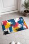 Colorful Abstract Patterned Doormat, 40x60 cm, with Non-Slip Sole, Decorative - 2