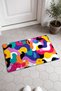 Colorful Memphis Wavy-Patterned Doormat, 40x60 cm, with Non-Slip Sole, Decorative - 2