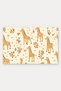 Cream-Beige Cute Giraffe-Patterned Doormat, 40x60 cm, with Non-Slip Sole, Decorative - 5