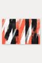 Mercan Black Door Mat with Striped Pattern, 40x60 cm, Non-Slip Sole, Decorative - 5