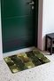 Khaki-Green Crocodile-Patterned Doormat, 40x60 cm, with Non-Slip Sole, Decorative - 3