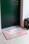 Pastel Peach and Lilac Cloud-Patterned Doormat, 40x60 cm, with Non-Slip Sole, Decorative - 3