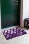 Purple Geometric Patterned Doormat, 40x60 cm, with Non-Slip Sole, Decorative - 3