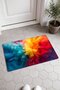 Colorful Abstract Explosion-Patterned Doormat, 40x60 cm, with Non-Slip Sole, Decorative - 2