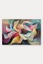 Pastel Leaf-Patterned Doormat, 40x60 cm, with Non-Slip Sole, Decorative - 5