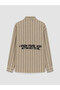 XSID Embroidered Striped Men's Shirt - 2