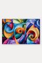 Colorful "Transformation" Patterned Doormat, 40x60 cm, with Non-Slip Sole, Decorative - 5