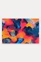 Red, Blue, and Psychedelic Striped Pattern and Spotted Doormat, 40x60 cm, with Non-Slip Sole, Decorative - 5