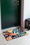 Colorful Butterfly Wing Collage-Patterned Doormat, 40x60 cm, with Non-Slip Sole, Decorative - 3