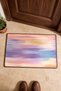 Pastel Sunset Watercolor-Patterned Doormat, 40x60 cm, with Non-Slip Sole, Decorative - 4