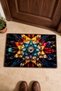 Colorful Star-Patterned Doormat, 40x60 cm, with Non-Slip Sole, Decorative - 4