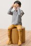 Kids Boy 2 Pcs Graphic Print Tights, Multicolor
