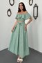 Mint Gipeli Blouse Skirt Set - 2