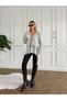 Women's Lace-Detailed Button-Up Cardigan - 5