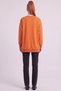 Drop-Shoulder Sweatshirt, Orange - 4