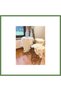 Çeyizlik Flowers Model Beige 5-Piece Linen Lace Tablecloth Set for Modern Living Rooms HB006