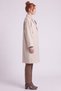 Men’s Collared Melton Coat in Taupe Color - 5