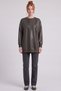Shiny-Looking Khaki Sweatshirt - 2