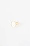 Oval Stone Ring, Gold - 2