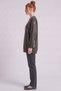 Shiny-Looking Khaki Sweatshirt - 3