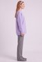 Drop-Shoulder Sweatshirt, Lilac - 5