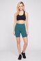Women Sportswear Fit Training Legging Shorts, Teal Green - 2