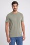 Men Crew Neck Short Sleeve Plain T-Shirt, Sage Green