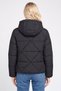 Women Quilted Puffer Jacket, Black - 4