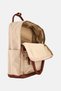 Men Brand Logo Backpack, Dark Beige - 3