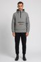 Men Brand Logo Windbreaker Jacket, Grey - 2