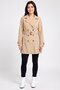 Women Solid Trench Coat, Beige - 2