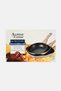 3 Pieces Ceramic Non Stick Fry Pan Set, Golden - 2