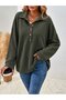 Trendy long-sleeved, collared, Button-Front blouse - 4