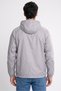 Men Brand Logo Windbreaker Jacket, Grey - 4