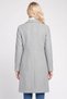 Women Textured Trench Coat, Light Grey - 4