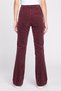 Women Regular Fit Solid Flare Leg Pants, Maroon - 4