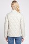 Women Quilted Bomber Jacket, Light Grey - 4