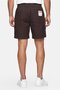 Men Relaxed Fit Skate Cargo Shorts, Dark Brown - 4