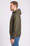 Men Brand Logo Windbreaker Jacket, Khaki - 3