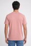Men Crew Neck Regular Fit Short Sleeve Plain T-Shirt, Wash Pink - 4