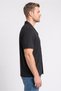 Men Regular Fit Short Sleeve Solid Shirt, Black - 3