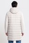 Men Heather Trench Coat, Grey - 4